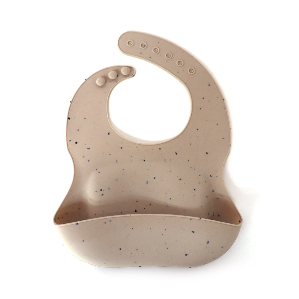 Speckled Silicone Bibs (Set of 3)