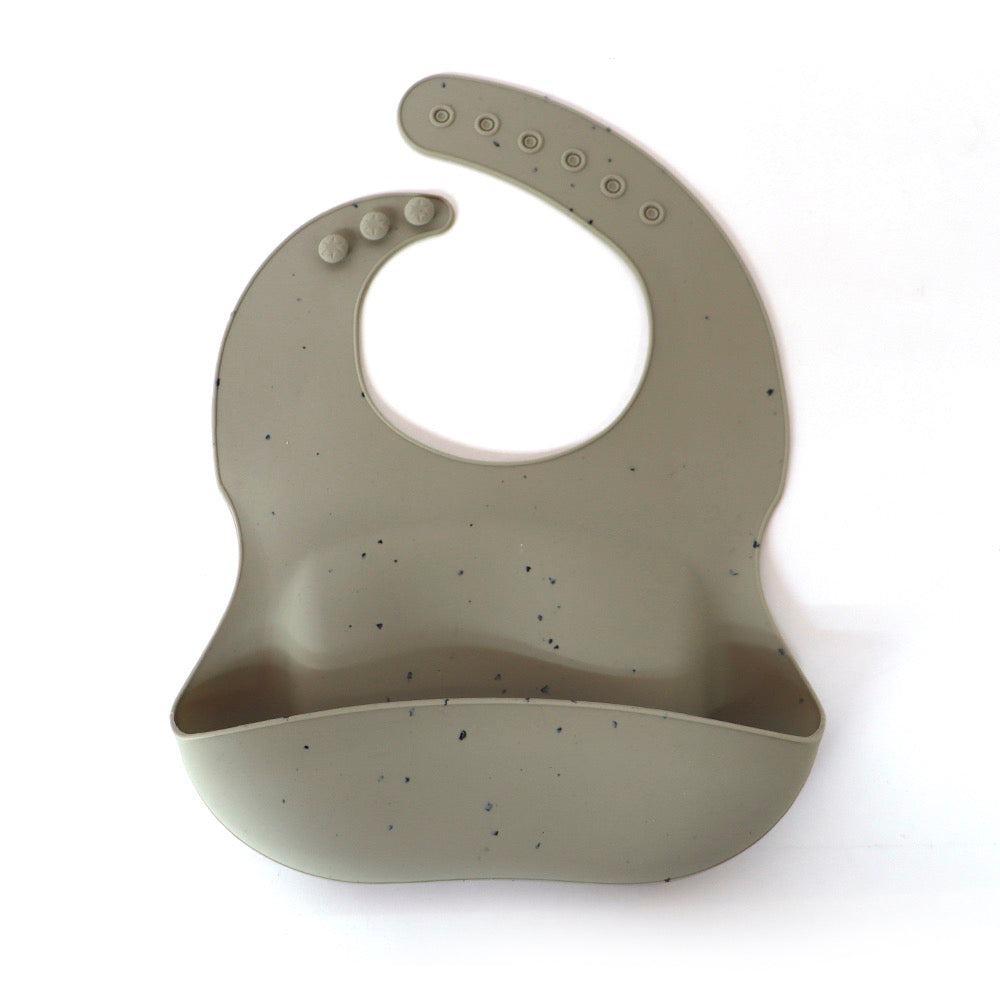 Speckled Silicone Bibs (Set of 3)